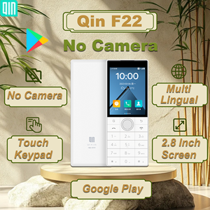 Téléphone portable QIN F22, carte SIM unique, sans appareil photo, services <span class=keywords><strong>Google</strong></span> pris en charge, écran tactile, clavier, protection de la vie privée pour les personnes âgées - Product Image 1