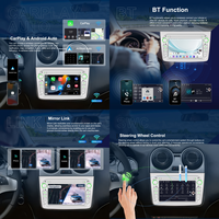 Podofo pour Alfa Romeo MITO 2008-2016 7 "Android autoradio 2 + 64G sans fil Carplay/Android Auto/WiFi/GPS Autoradio fournisseur en gros