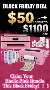 Oferta Especial de <span class=keywords><strong>Black</strong></span> <span class=keywords><strong>Friday</strong></span>: Depósito de $50 para XP1-PRO DTF, UX7 UV DTF, Mini DTF con Envío Rápido para Pequeñas Empresas - Product Image 4