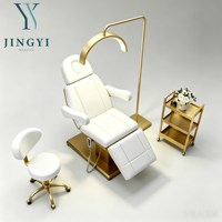 Table et lit de massage chauffants électriques de luxe pour salon de beauté, chaise esthétique pour soins du visage, lit de spa pour extensions de cils