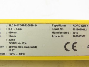 La barriera fotoelettrica di sicurezza PLC ha alcuni graffi e la tappatura terminale è rotta per il prodotto in garanzia. - Product Image 2