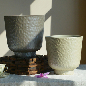 Ensemble de petits pots à fleurs en plastique minimalistes, pots et jardinières modernes <span class=keywords><strong>pour</strong></span> plantes d'intérieur, <span class=keywords><strong>pot</strong></span> à bonsaï <span class=keywords><strong>pour</strong></span> bureau à domicile - Product Image 3