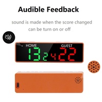 YIZHI Mini portable LED électronique Score Keeper Display Type-c Chargement Powered Digital Scoreboard pour Ball Match Jeux de société