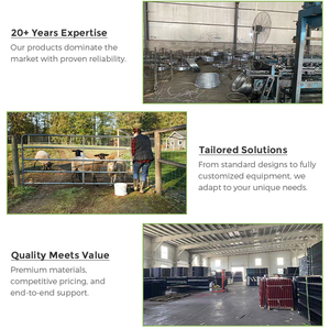 6-<strong>14ft</strong> Round Tube Galvanized Steel Fencing Farm <strong>Gate</strong> Rural Breeding Livestock Main Door Ranch Entrance <strong>Gates</strong> for Cattle Cow - Product Image 4