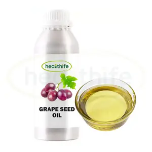 Healthife Orgânica Frio Pressionado Extrato De Semente De Uva Óleo De Grapeseed, óleo De Semente De Uva