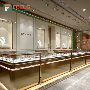 High Visibility Jewelry Retail Display System Tempered Glass Panel Commercial Store Glass Showcase - Product Image 4