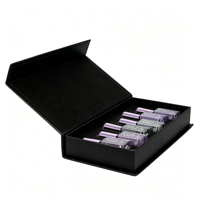 Boîte cadeau rigide magnétique personnalisée en carton pour parfum, huile essentielle, emballage écologique, logo personnalisé de luxe pour cadeau cosmétique