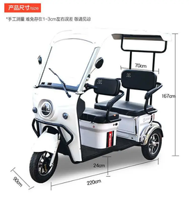 รถสามล้อผู้ใหญ่ขายดีจากจีน 3 ล้อ สำหรับผู้โดยสาร โครงเหล็ก มอเตอร์กลาง - Product Image 3