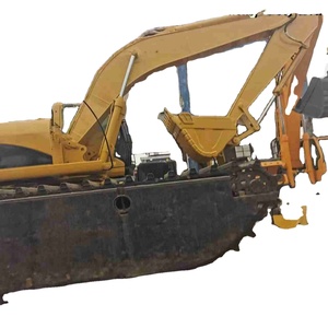 Pelleteuse ponton utilisée Train de roulement Buggy amphibie sur chenilles Non-Mini pelleteuse rétrocaveuse Cummins Core Pump 2017 1.2 mÂ ³ Bucket - Product Image 1