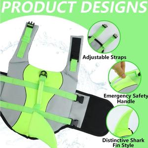 حيوان أليف-قماش لؤلؤي قطن فوم ماء لعب الكلاب سترة حياة عالية الطفو في الهواء الطلق للكلاب الكبيرة السباحة - Product Image 2