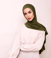 2022 Premium bambou Modal Jersey châles écharpes coton Jersey foulard Double boucle instantané Jersey Hijab pour les femmes