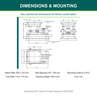 Module de pesage multi-positions en acier allié HEC MT SWB505 utilisé pour la pesée des réservoirs