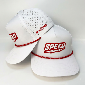 Gorra <span class=keywords><strong>de</strong></span> Béisbol Personalizada con Agujeros Cortados a Láser, Parche <span class=keywords><strong>de</strong></span> Goma, Panel Deportivo Transpirable y Cuerda - Product Image 3