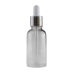 Botellas de Vidrio Transparente de 5ml, 10ml, 20ml, 30ml, 50ml y 100ml para Aceites Esenciales con Gotero Dorado Rosa - Product Image 4