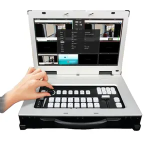 Full Hd 8 Channel Live Streaming And Recording Video Switcher With H.265 Encoding And 4 Platform Video Distribution