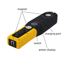 Lampe torche magnétique ultra-lumineuse rechargeable longue durée, multifonctionnelle pour l'extérieur et la maison, lampe de travail puissante pour réparations