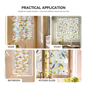 <span class=keywords><strong>Film</strong></span> adhésif décoratif statique <span class=keywords><strong>en</strong></span> PET teinté, design moderne, pour vitres, effet vitrail, <span class=keywords><strong>film</strong></span> de confidentialité, autocollants de fenêtre <span class=keywords><strong>arc</strong></span>-<span class=keywords><strong>en</strong></span>-<span class=keywords><strong>ciel</strong></span> 3D pour la maison - Product Image 3