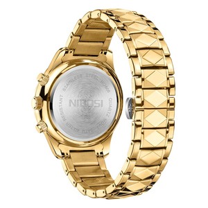 Reloj de Cuarzo NIBOSI 2656 para Hombre con Logotipo Personalizado, Correa de Acero de Lujo, Luminoso, Resistente al Agua, Cronógrafo, Envío Gratis, Reloj de Negocios - Product Image 3