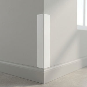 Perfil de ángulo de PVC de 28x28 mm. Blanco. 2.5 metros de longitud. - Product Image 3