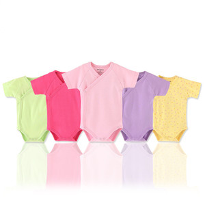 Tutine in Cotone 100% Biologico per Neonati 0-3-12-36M, Morbide Unisex Estive con <span class=keywords><strong>Maniche</strong></span> Corte, Alta Elasticità e Asciugatura Rapida - Product Image 3