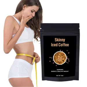 Café gelado personalizado para perda de peso, desintoxicação corporal e energia, café ceto, café gelado emagrecedor