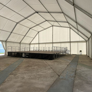 Tentes d'entrepôt rectangulaires Schutz en alliage d'aluminium et bâche PVC, installation manuelle pour stockage logistique industriel extérieur - Product Image 3