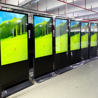Hot Sale Indoor Floor Standing LCD Advertising Display Digital Signage With Touch Screen 4K Resolution Vertical Display