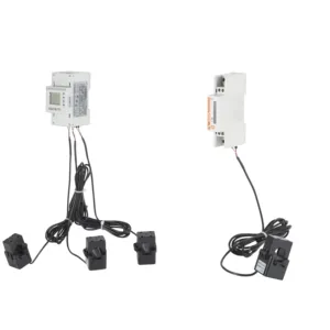 Acrol ADL400N-CT DIN-AC 커플링 시스템의 역류 방지 기능이 있는 레일 장착 전기 에너지 측정기