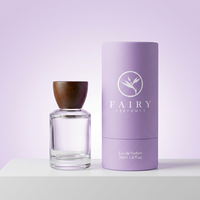 Boîte cadeau élégante en papier pour flacon de parfum, avec logo estampé à chaud en feuille d'or, emballage pour cadeaux de mariage, présentoir pour flacon de parfum