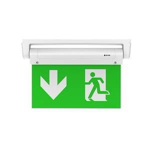 Señal de ruta de Escape DE EMERGENCIA LED para interiores de alta calidad, accesorios SMD montados en superficie de ajuste rápido, señal de salida fluorescente - Product Image 5