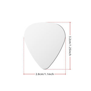 Özel Logo alüminyum süblimasyon gitar alır boş kişiselleştirilmiş gitar aksesuarları promosyon hediyeler - Product Image 3