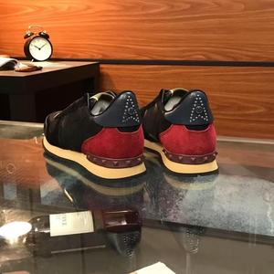 Zapatos de Diseñador para Hombre con Patrones de Estrellas, Combinación de Colores Negro y Rojo, Zapatos de Mujer Lujosos, Cómodos para Caminar, Zapatos Deportivos - Product Image 2