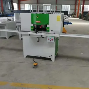 Double head sawing machine Aluminum notching machine angle corner 45 degree double saw blade cutting machine