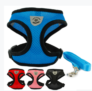 Arnés y Correa Transpirable de Malla para Mascotas, Arnés y Correa para Perros y Gatos - Product Image 1