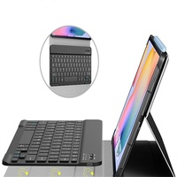 Étui de clavier en cuir ultra-fin pour iPad 12 pouces, étui avec support, fente sécurisée pour stylet, personnalisable
