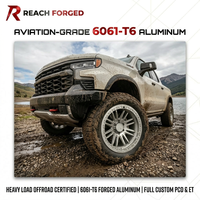 Velg Tempa Kustom 20 Inci 6x139.7 untuk Truk Pikap Dodge Ram 1500 Bersertifikasi DOT