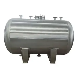 خزان تخزين مخصص من الفولاذ المقاوم للصدأ سعة 8000L للمياه الساخنة