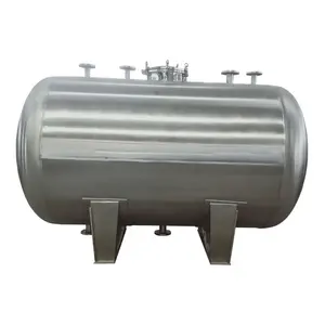 Personalizado 8000L acero inoxidable 304 tanque de almacenamiento para agua caliente