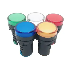 Cores diferentes ad16-22ds ac/dc colorido flush painel luz indicadora