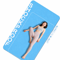Tapis de yoga Tigerwings en TPE écologique, épais, antidérapant, imperméable, pliable, avec lignes d'alignement, utilisation universelle, couleur et logo personnalisables