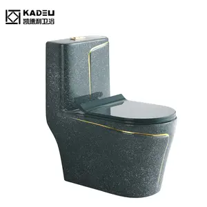 Toilettes en céramique, toilettes vertes, toilettes colorées de luxe, cuvette de toilette en céramique, toilettes, toilettes, toilettes, 1 pièce, Offre Spéciale - Product Image 2