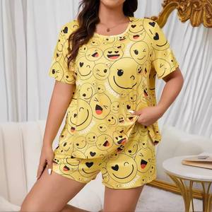 Chemise de nuit imprimée léopard pour femme corpulente, vêtements de nuit grande taille, pyjama décontracté - Product Image 5