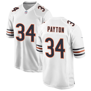 Maillots de football américain personnalisés 2026 Chicago – Tenues brodées pour jeunes avec logos – Blanc - Product Image 4