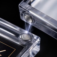 Étui de présentation magnétique personnalisé en acrylique pour boîte de boosters Pokémon – Protection transparente pour cartes TCG