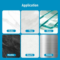 DK 60/120/200/400/800/1500 #   Outil de polissage et de finition des bords, tampon souple diamanté pour le débavurage et la réparation des rayures sur pierres, carreaux et verre