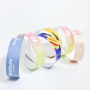 Tyvek Wristband Custom Tyvek Wristbands Paper Wrist Band Promotional Waterproof Disposable Promotion Fashion Folk Art Yoya 19mm