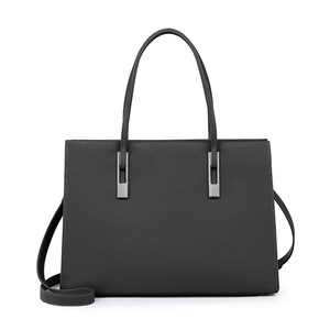 Bolso de Mano de Cuero Genuino al por Mayor, Bolso de Cuero Vacuno de Lujo para Mujer, Bolso Tote Grande de Diseñador para Oficina y Negocios - Product Image 1