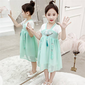 Vestidos Turcos de Fiesta para Niñas Pequeñas con Diseño Floral Progresivo, Suministro de Productos con Telas de Algodón para Niños - Product Image 1