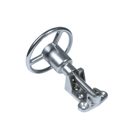 SK1-5980-SN01 Serrure à volant moderne en acier inoxydable 90 °   Rotation pour panneaux de 40 à 100 mm pour applications extérieures en cuisine et atelier