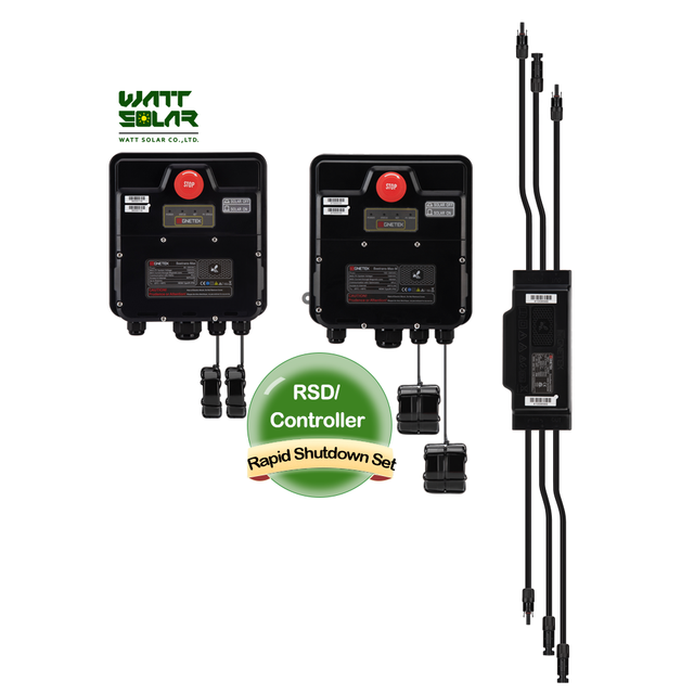 Safety Solar Rapid Shutdown Device DC Fire Fighters Safety PLC Pv Module Rsd Controller Brandschutz Schalter Solar
